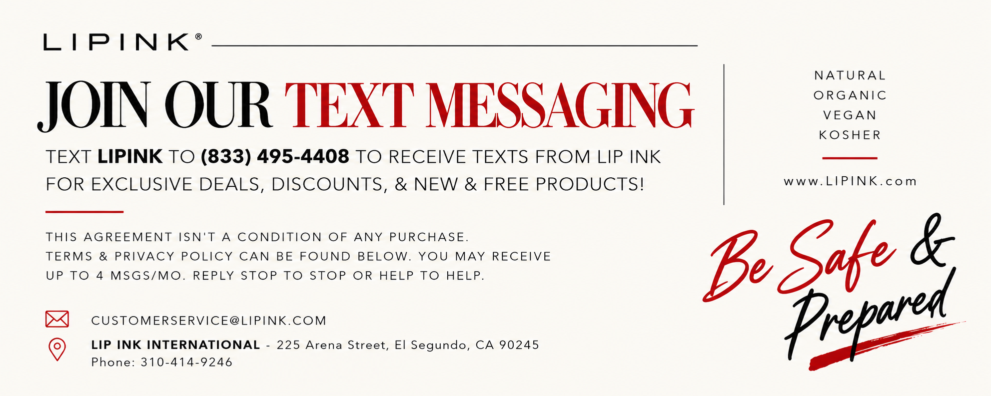 Lip Ink weekly special