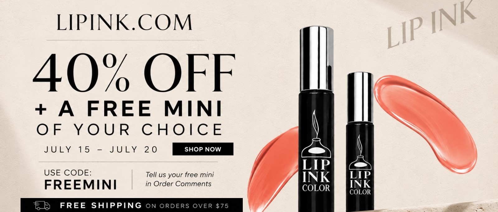 Lip Ink weekly special